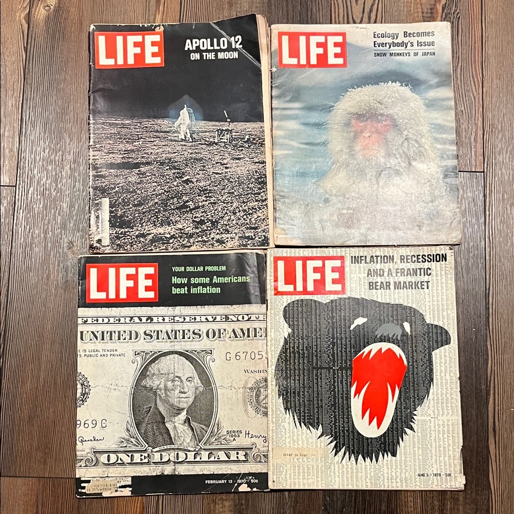 Vtg Life Magazines (4)
